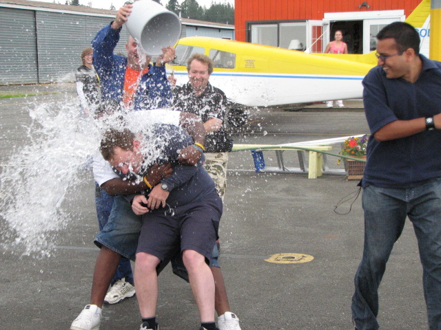 Flight Instructor Darren Ferguson, Congrats!  Langley Flying School